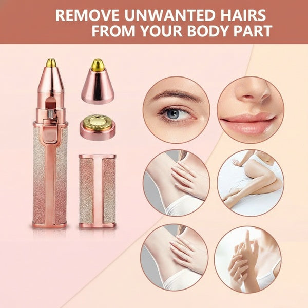 2in1 Eyebrow & Face Trimmer – Painless | Rechargeable.