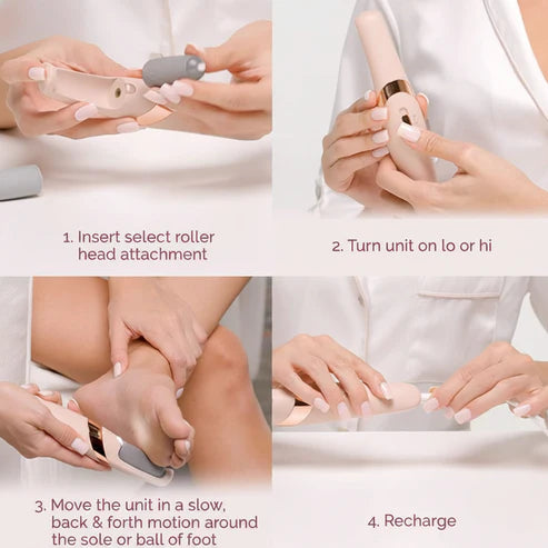 Electric Callus Remover – Rechargeable Foot Care Tool for Smooth Heels